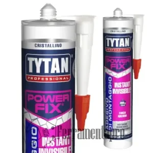 Adesivo per Montaggio POWER FIX Instant Invisible 290 ml cristallino
