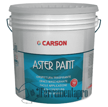Aster Paint - Idropittura traspirante mascherante opaca ad alta copertura - Carson