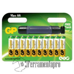 Blister Stilo Alcaline AA - GP - 10 PCS - Torcia
