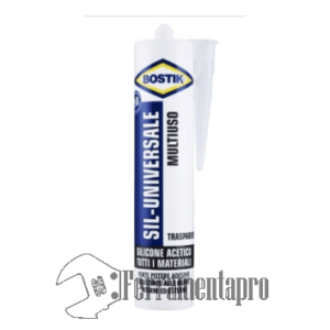Cartuccia silicone universale trasparente Bostik ferramentapro.com