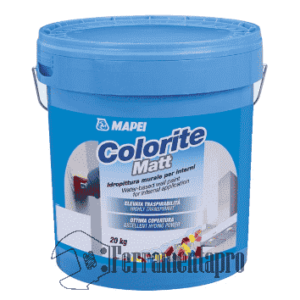 Colorite Matt Mapei Idropittura murale per interni 20 Kg