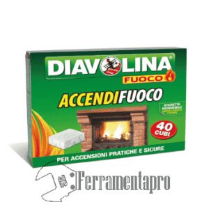 Diavolina Accendifuoco a cubi (40pz)