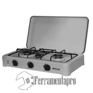 Fornello a gas 3 fuochi con coperchio ferramentapro.com