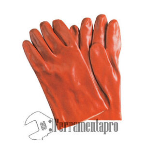 Guanti antiacido rossi ferramentapro.com
