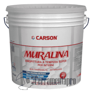 Muralina - Idropittura Murale Antispolvero per interni - Carson
