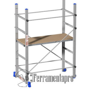 Ponteggio in Alluminio Superminio CM 158X80X210H ferramentapro.com