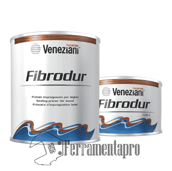 Kit Primer Turapori per Legno Bicomponente Fibrodur - Veneziani