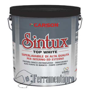 Sintux Top White - Superlavabile Opaco Antiriflesso - Carson