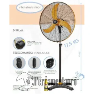 Ventilatore con Piantana Silenzioso Silente Evo66